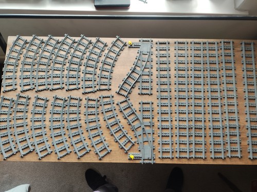 Lego train tracks - -, bulk