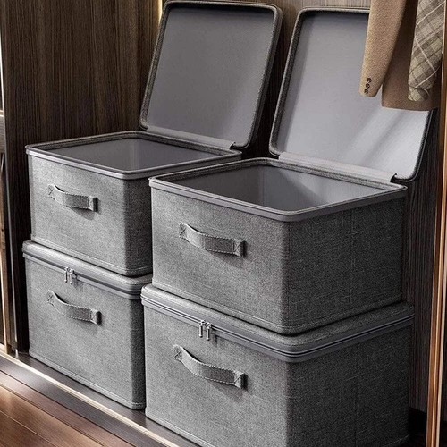 Foldable storage box with - foldable,