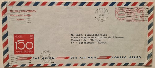 Canada air mail cover - air,
