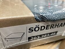 Ikea Soderhamn Ottoman Footstool Finnsta Turquoise 203.283.46 New Cover Only