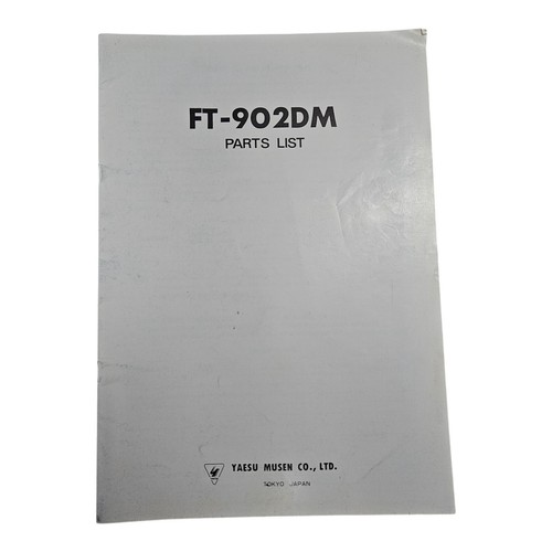Yaesu 902dm parts list only - parts,