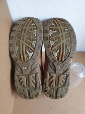Caterpillar CAT Mens Trainers Brown Leather Casual .UK8. (V WORN)