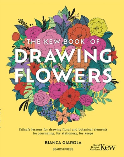 Kew book drawing flowers - drawing, by