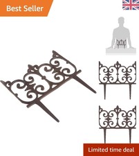 Versatile brown metal garden - brown,