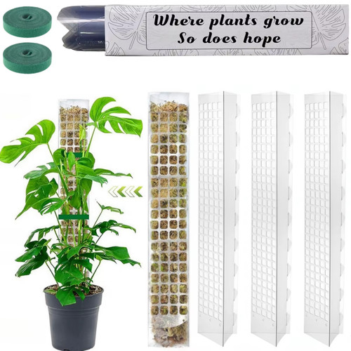 Moss pole plastic plant stand - pole,