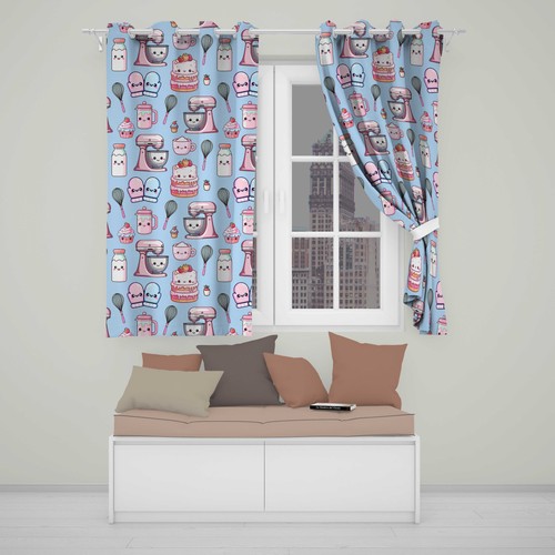 Blackout eyelet curtains - blackout,