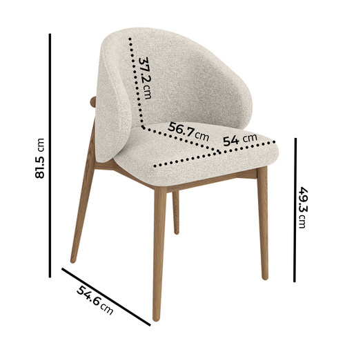 Beige upholstered curved - beige,