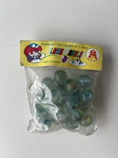 Vintage Bag 20 Glass Marbles