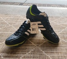 ADIDAS 11 QUESTRA TRX FG soccer Cleats, Black/green mens US12 