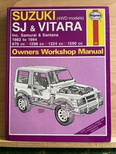 Haynes Manual 1942 - Suzuki SJ & Vitara - 1982 to 1994