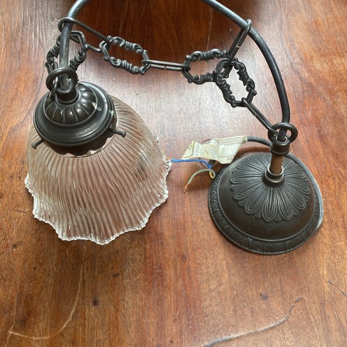 Holophane vintage pendant - vintage,