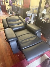 Strada electric riser/recliner chair - dual motor - Dark Brown Leather