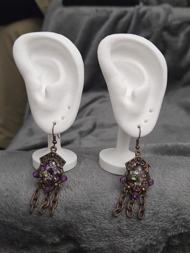 Gypsy boho fantasy earrings - boho,