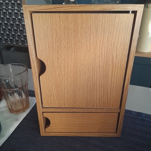 Wooden key cupboard box - key,