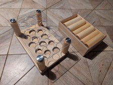 Wooden Montessori Depth Perception Peg Game Fine Motor Skills