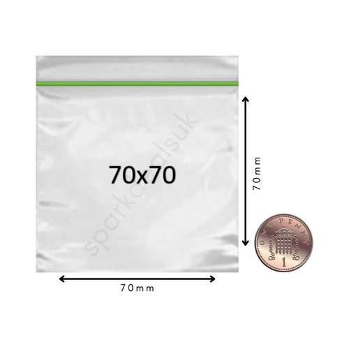 100 small zip clear grip - zip,