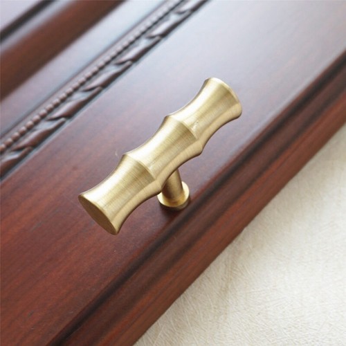 Bamboo brass cabinet drawer - bamboo,