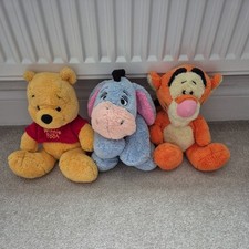 Posh Paws Disney Winnie the Pooh Plush Set Of Tigger, Winnie the Pooh & Eeyore