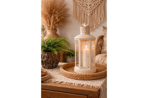 Vintage design tall 37cm - design, cream
