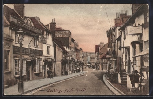 Postcard dorking south street - postcard,