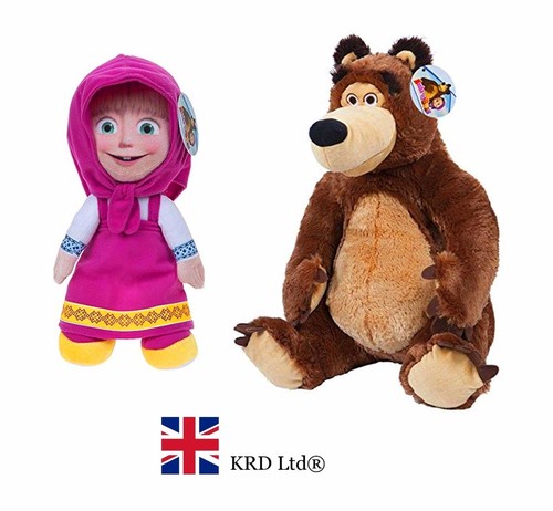 Masha and the bear plush - bear,