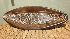 Haida Sea Monster, Handmade 3 c Canada, Ceramic. Dish, tray. Inuit.