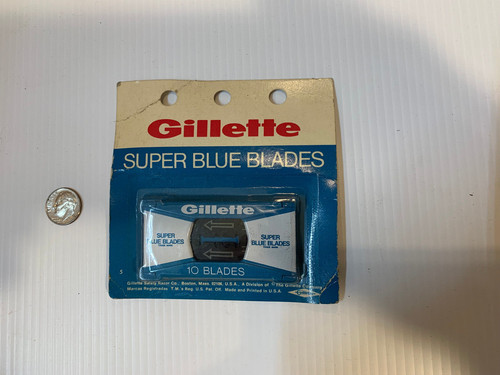 Old gillette super - gillette, blue