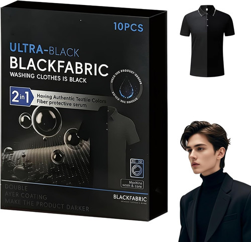 10pcs black fabric dye - black, sheets