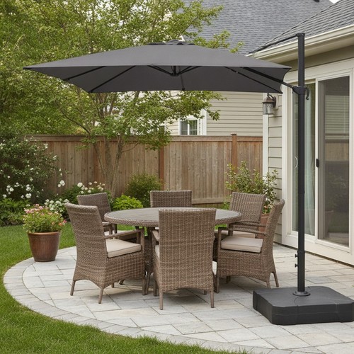Garden parasol 3x2m outdoor - garden,