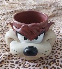 Vintage 1993 Taz 3D Mug Warner Bros. Tazmanian Devil Tazmania Looney Tunes