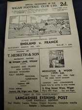 ENGLAND V WALES RUGBY LEAGUE