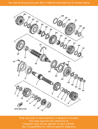 Yamaha plate 5ps - yamaha, plate,
