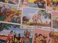 Tarzan Anglo Confectionery Gum Cards 1966 inc new stock. mixed condition 1-66