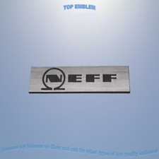 NEFF emblem brusched badge ASK logo decal sticker plate aufkleber owen fridge