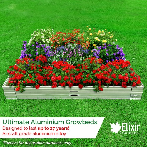 Garden raised aluminium - raised,