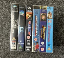 6x EIGHTIES VHS BUNDLE