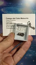 Genuine Iron Meteorite. Campo
