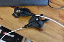 Pair SRAM X4 3x8 Speed Shifters Left and Right Including cables