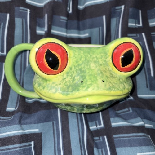 Tree frog head mug - frog,