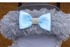 PRAM/PUSHCHAIR GREY FRILLY