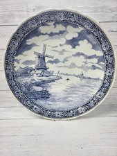Delft 15 1/2 inch Blue Wall