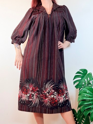 Vintage 1970s striped kaftan - 1970s,