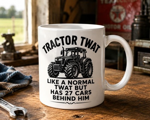 Funny tractor mug - funny,