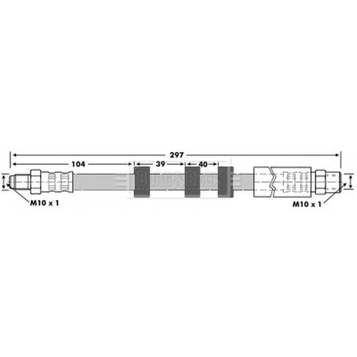 Brake hose for - brake,