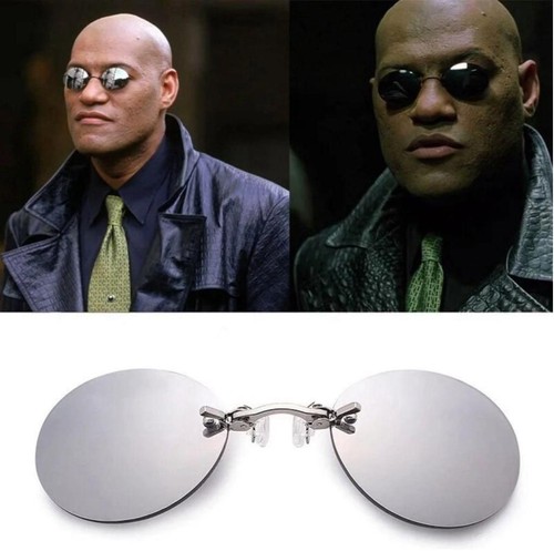 1pc clip nose glasses - glasses, round
