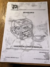 JCB Hydraulic beaver pack MK111 Handbook And Parts Manual * We Print 4 U *