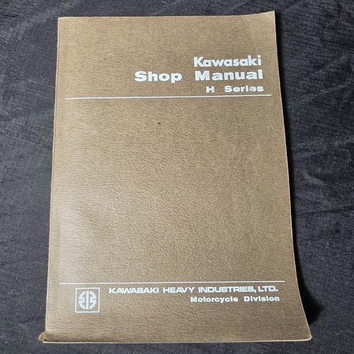 Vintage kawasaki shop service - shop,