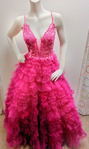 Size azalea pink - azalea, ruffle
