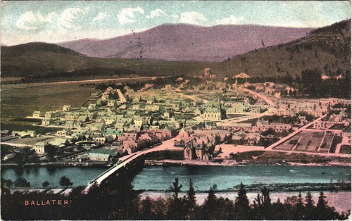 Ballater aberdeen postcard - ballater,