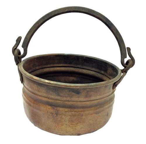 Antique old copper - copper, iron